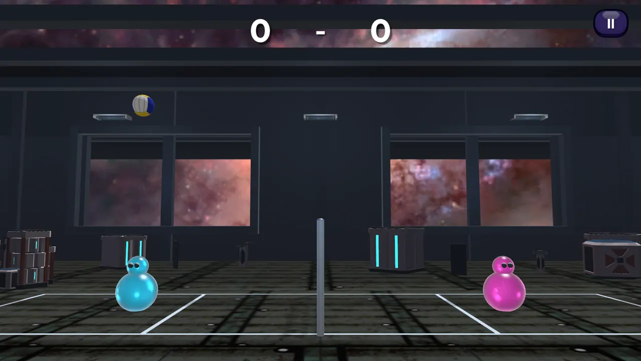 Volley Blob space station court
